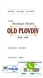 Mobile Screenshot of hosteloldplovdiv.com